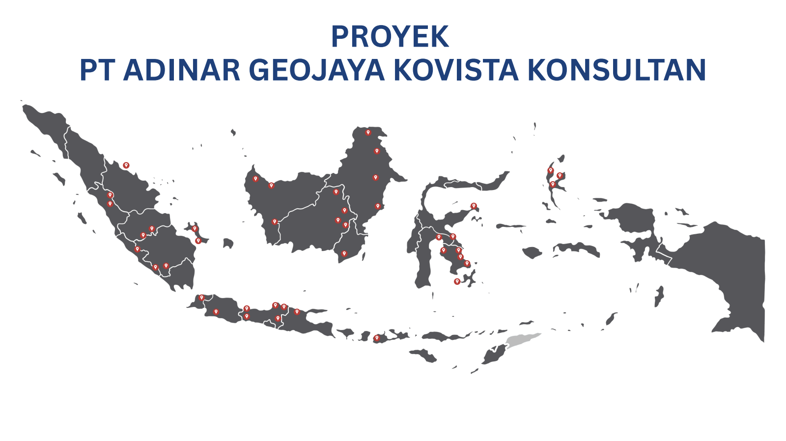 Peta Persebaran Proyek AGEKO Konsultan